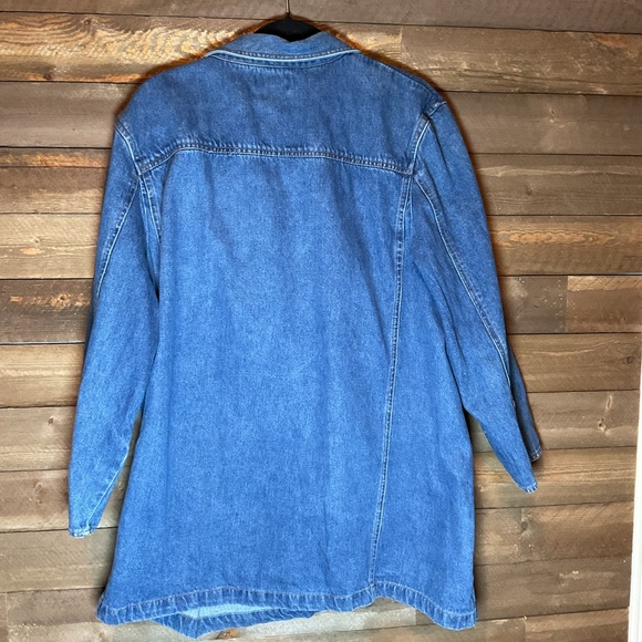 Vintage 80's GITANO Denim Blazer Women’s Plus Size 20W - Picture 3 of 3
